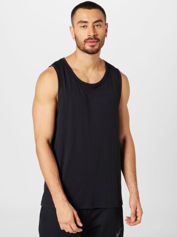 T-Shirt fonctionnel NIKE en noir : devant