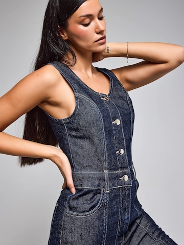 IT'S BASIC Jumpsuit 'DENIM JUMPSUIT' in Blauw