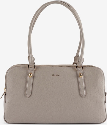 FURLA Shoulder Bag 'Giulia' in Grey: front