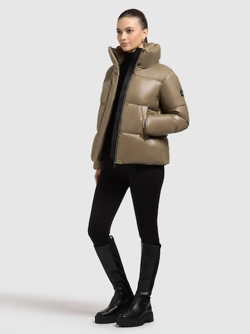 khujo Winter Jacket 'Nala' in Grey