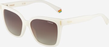 Lunettes de soleil '6192/S' Polaroid en blanc : devant