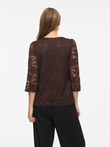 VILA Shirt in Bruin