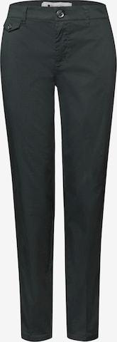 STREET ONE Slim fit Chino Pants in Green: front