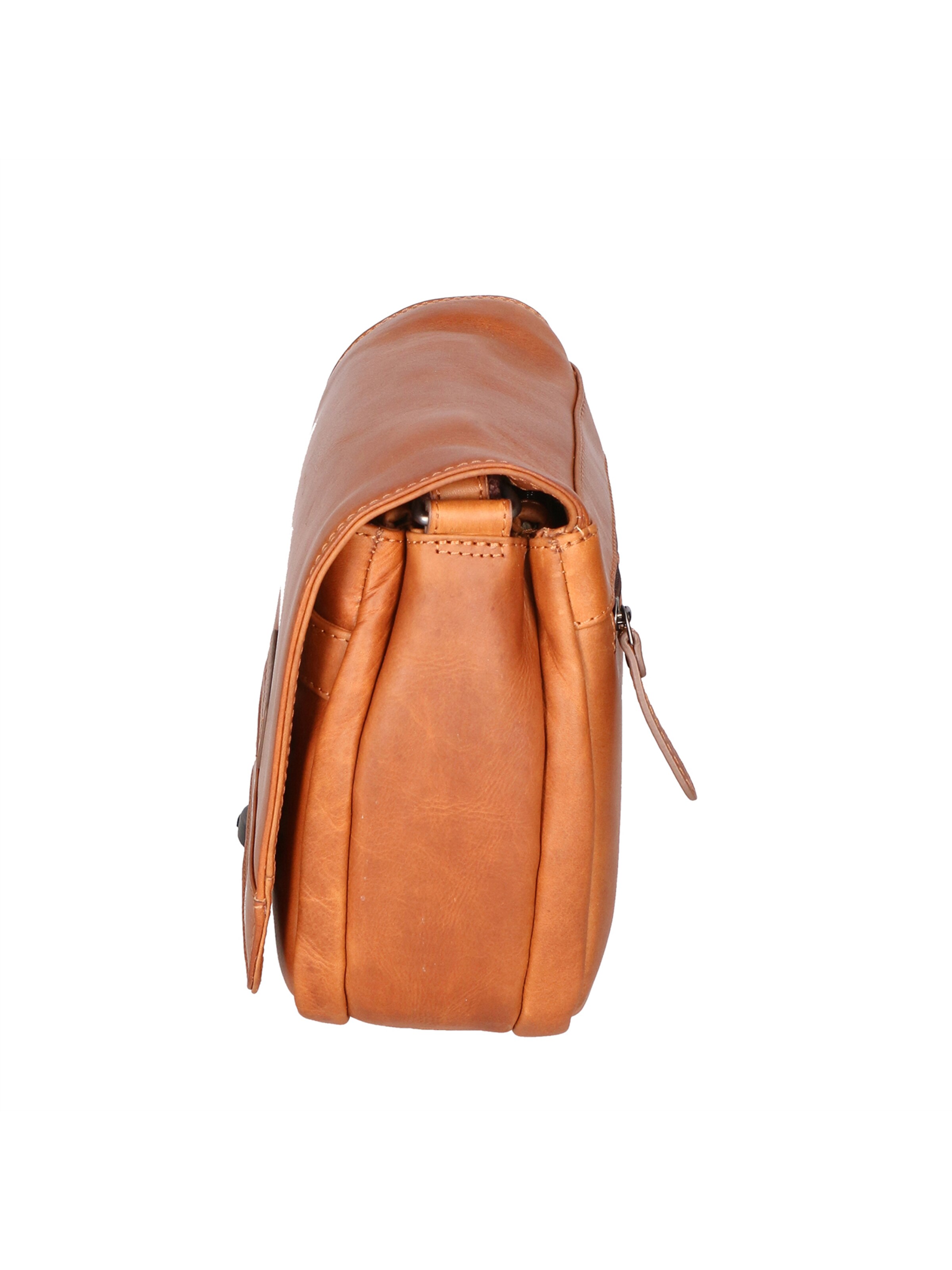 Borsa a tracolla 'Borsa a tracolla uomo vera pelle vitello ingrassato Hill Burry' di HILL BURRY in marrone