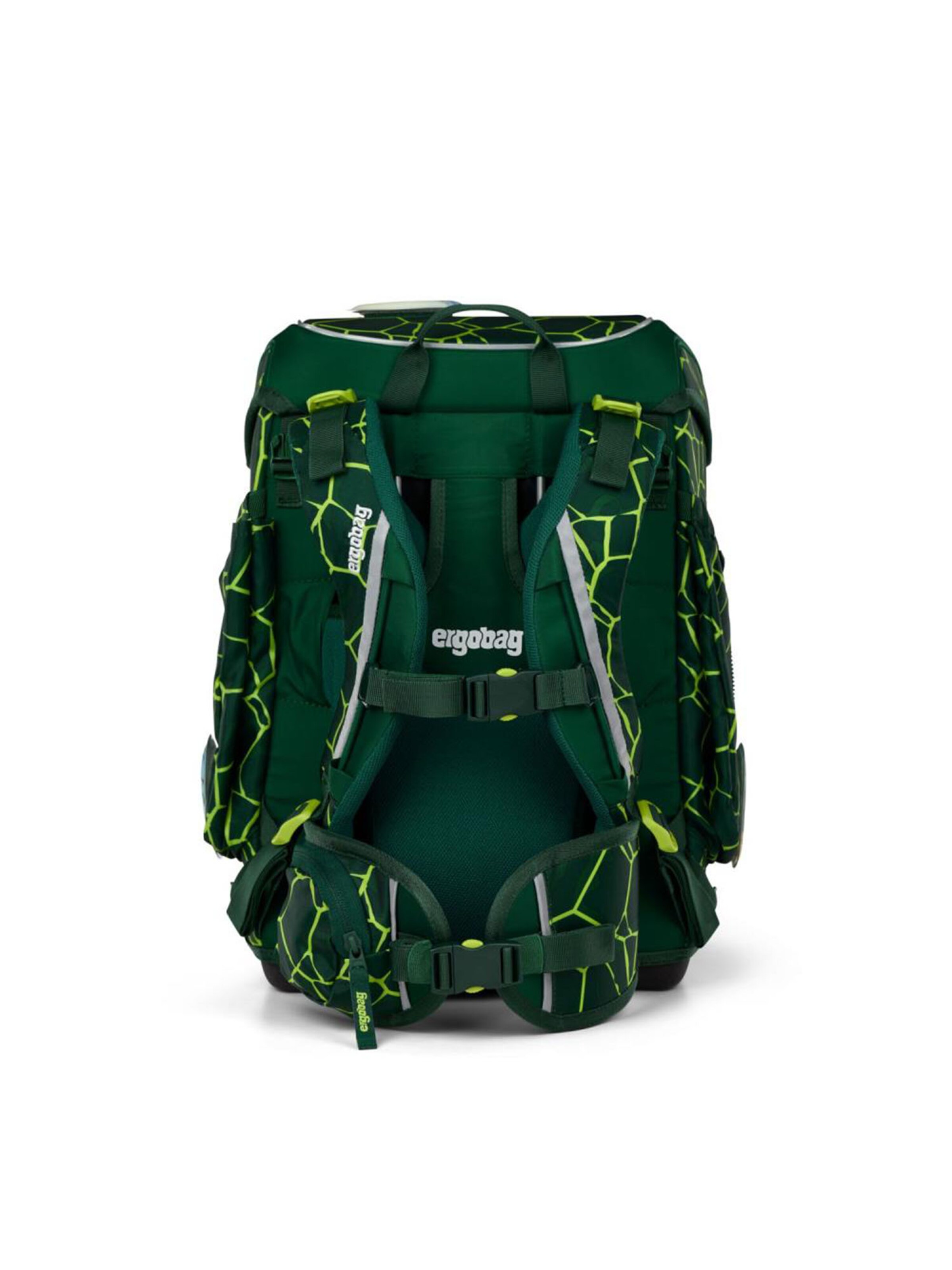 ergobag Rucksack 'Cubo Set 5 tlg'‌‌‌‌‌‌‌‌‌ in Grün