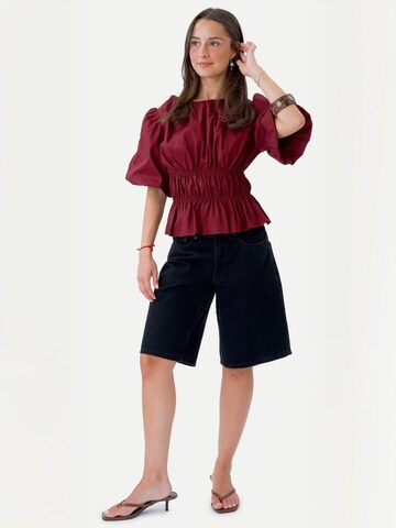 TEESHOPPEN Top ' Valentina ' in Rood