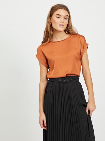 VILA Blouse 'VIEllette' in Oranje: voorkant