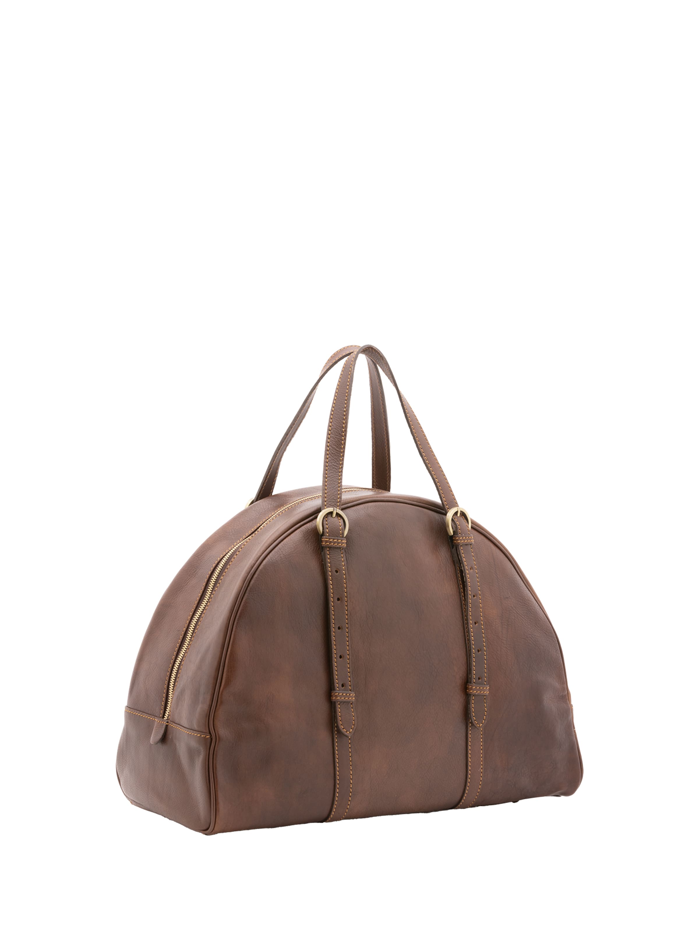 Borsa da viaggio di Viola Castellani in marrone: frontale