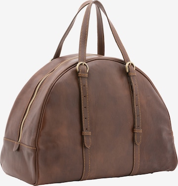 Viola Castellani Travel Bag in Brown: front