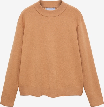MANGO Sweater 'TORTU' in Brown: front