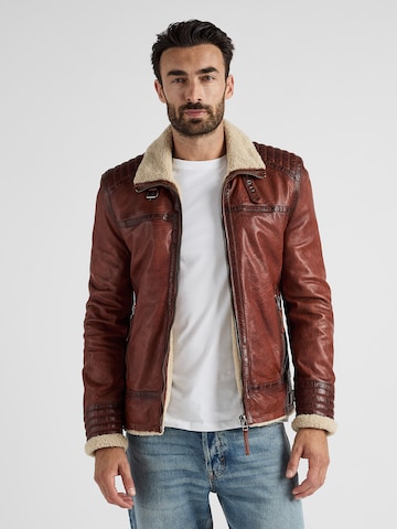 JCC Tussenjas in Bruin: voorkant