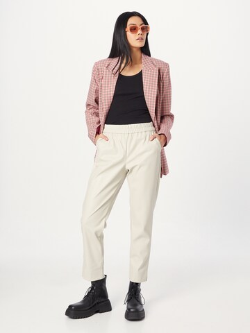 ONLY Regular Trousers 'JOEY' in Beige