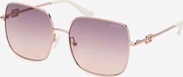 GUESS Sunglasses in Gold: front