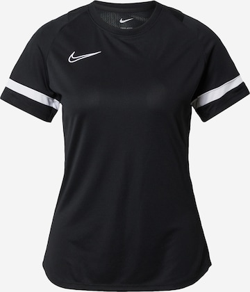 Tricou funcțional de la NIKE pe negru: față