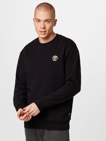 Plein Sport Sweatshirt in Zwart: voorkant