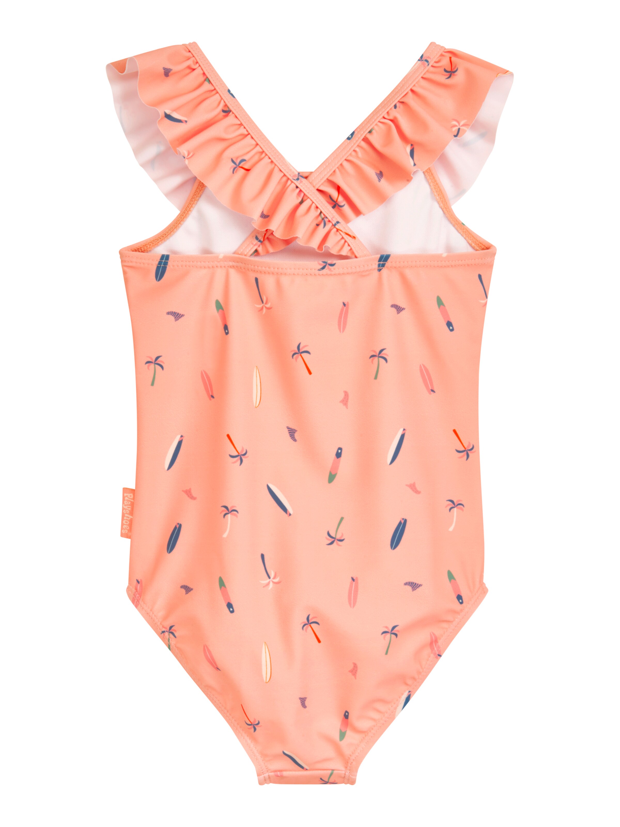 Maillot de bain 'Surfbrett Palme' PLAYSHOES en rose