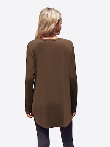 T-shirt Imily Bela en marron : derrière