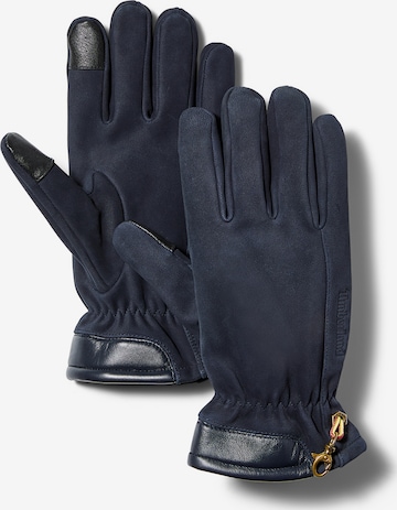 TIMBERLAND Prstové rukavice – modrá: přední strana