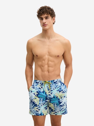 Shorts de bain ' Woven ' Marc O'Polo en bleu : devant