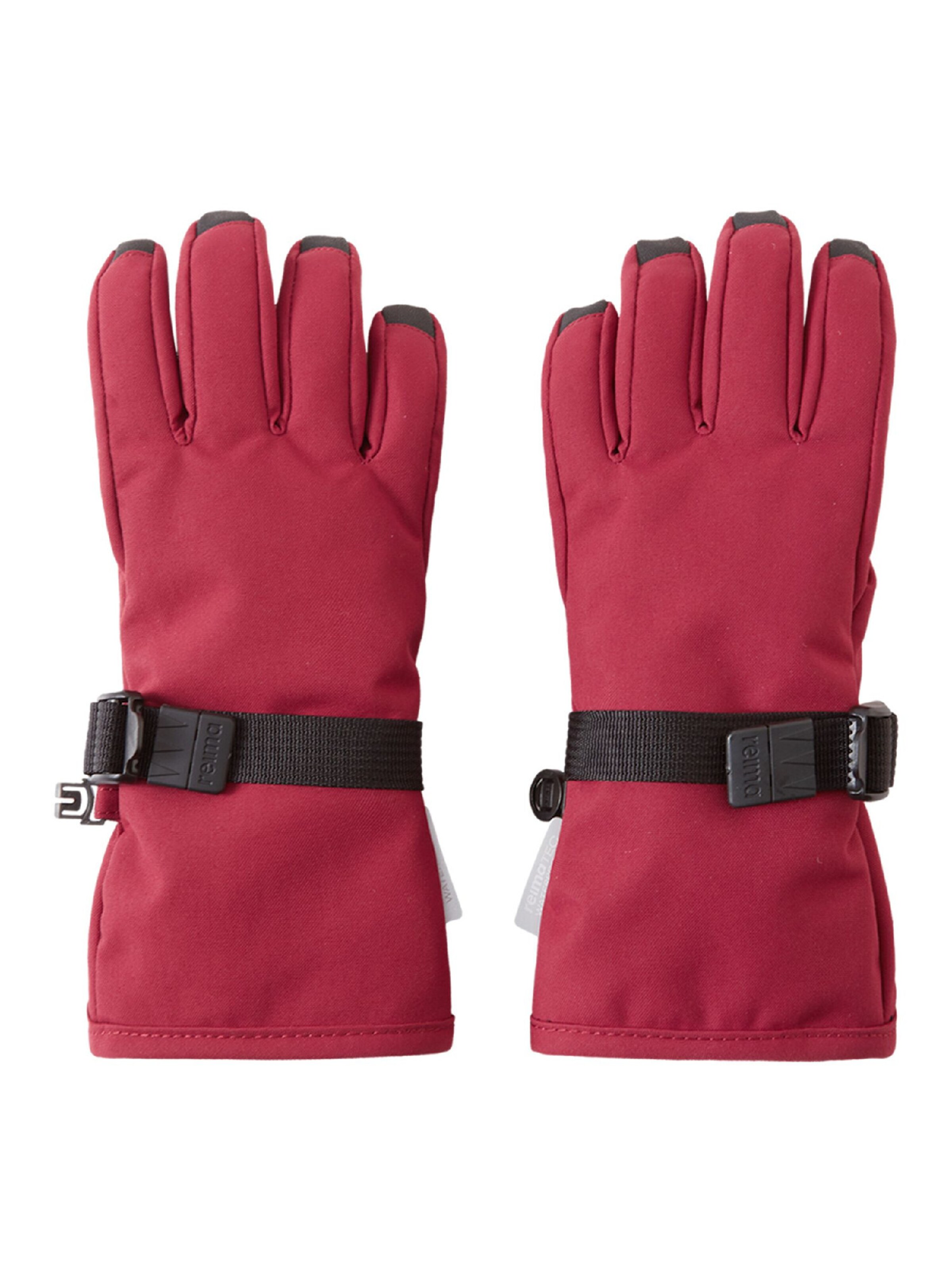 Reima Gloves 'Tartu' in Red: front