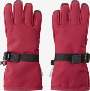Reima Gloves 'Tartu' in Red: front