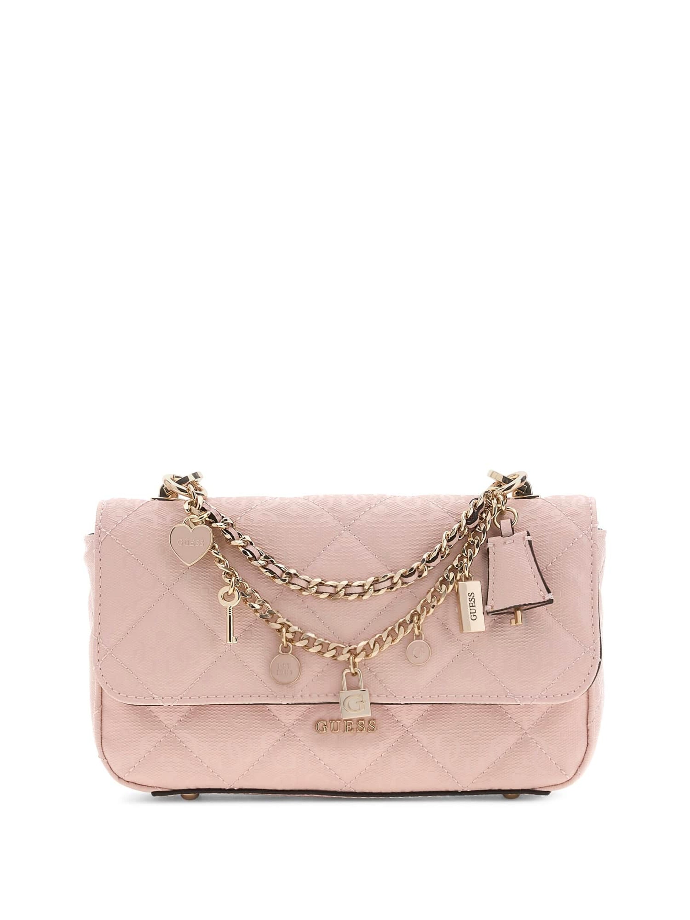 Sac à bandoulière 'Libby' GUESS en rose : devant