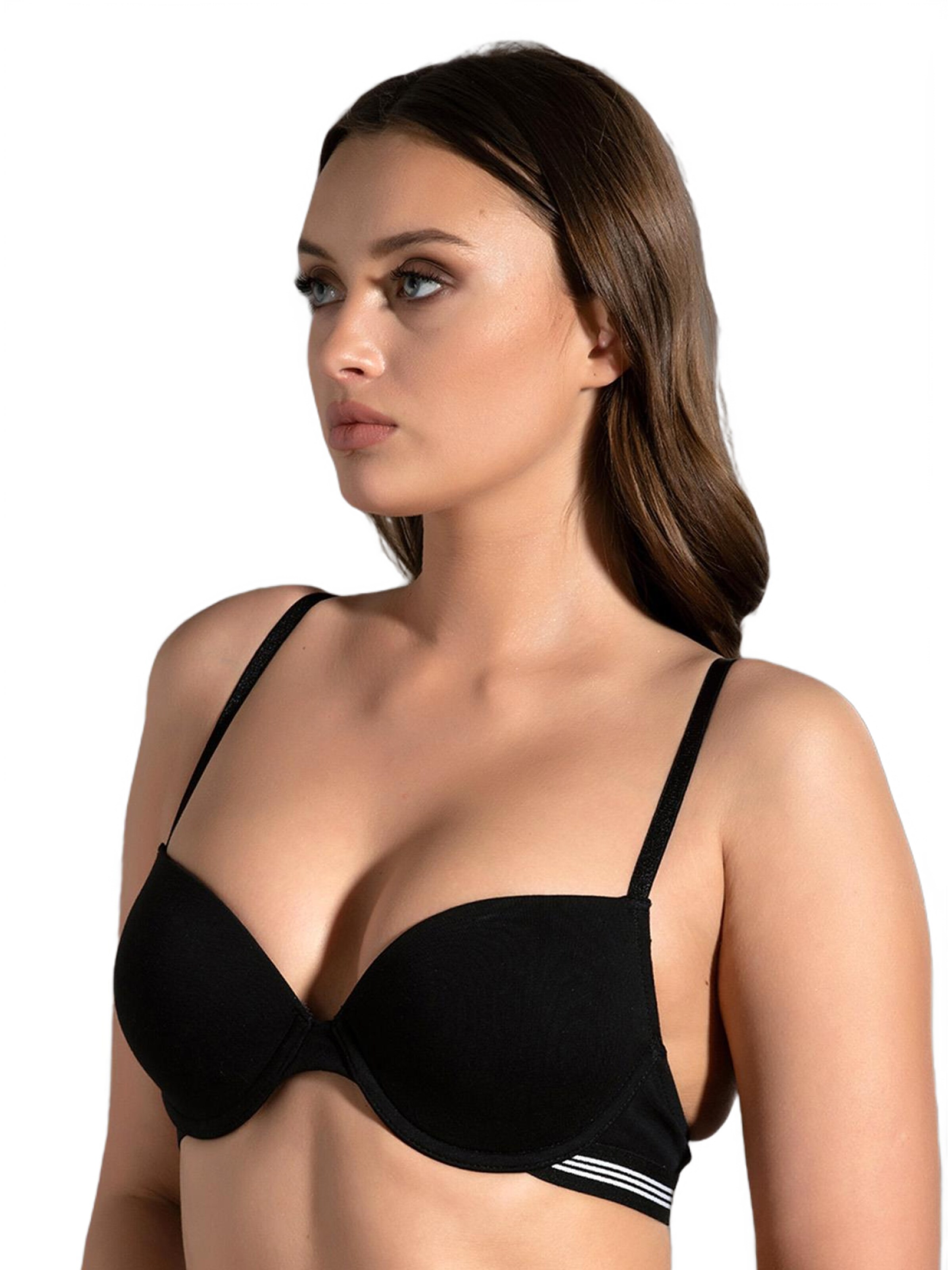 Push-up Soutien-gorge C&City en noir