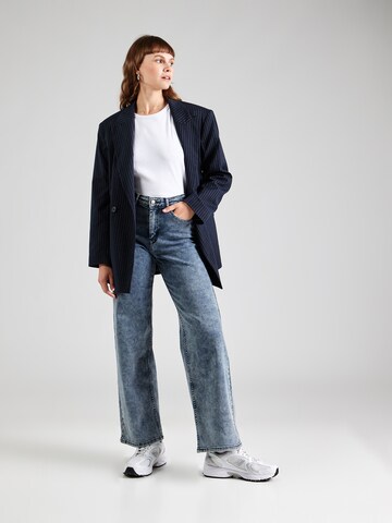 ONLY Wide Leg Jeans 'ONLMADISON Blush' in Blau