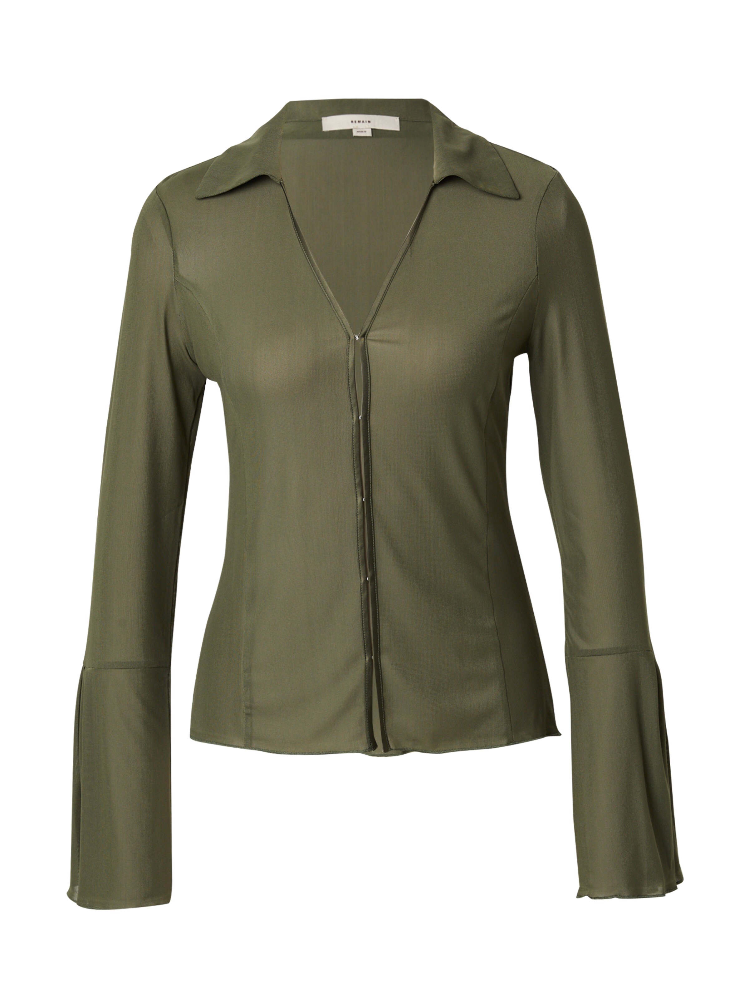 REMAIN Bluse in Grün: Vorderseite