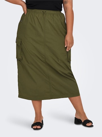 ONLY Carmakoma Skirt in Green: front