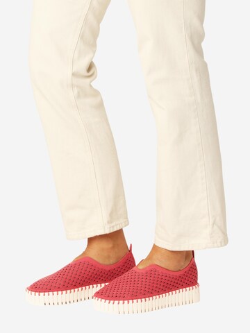 ILSE JACOBSEN Slip On 'Tulip' i rød