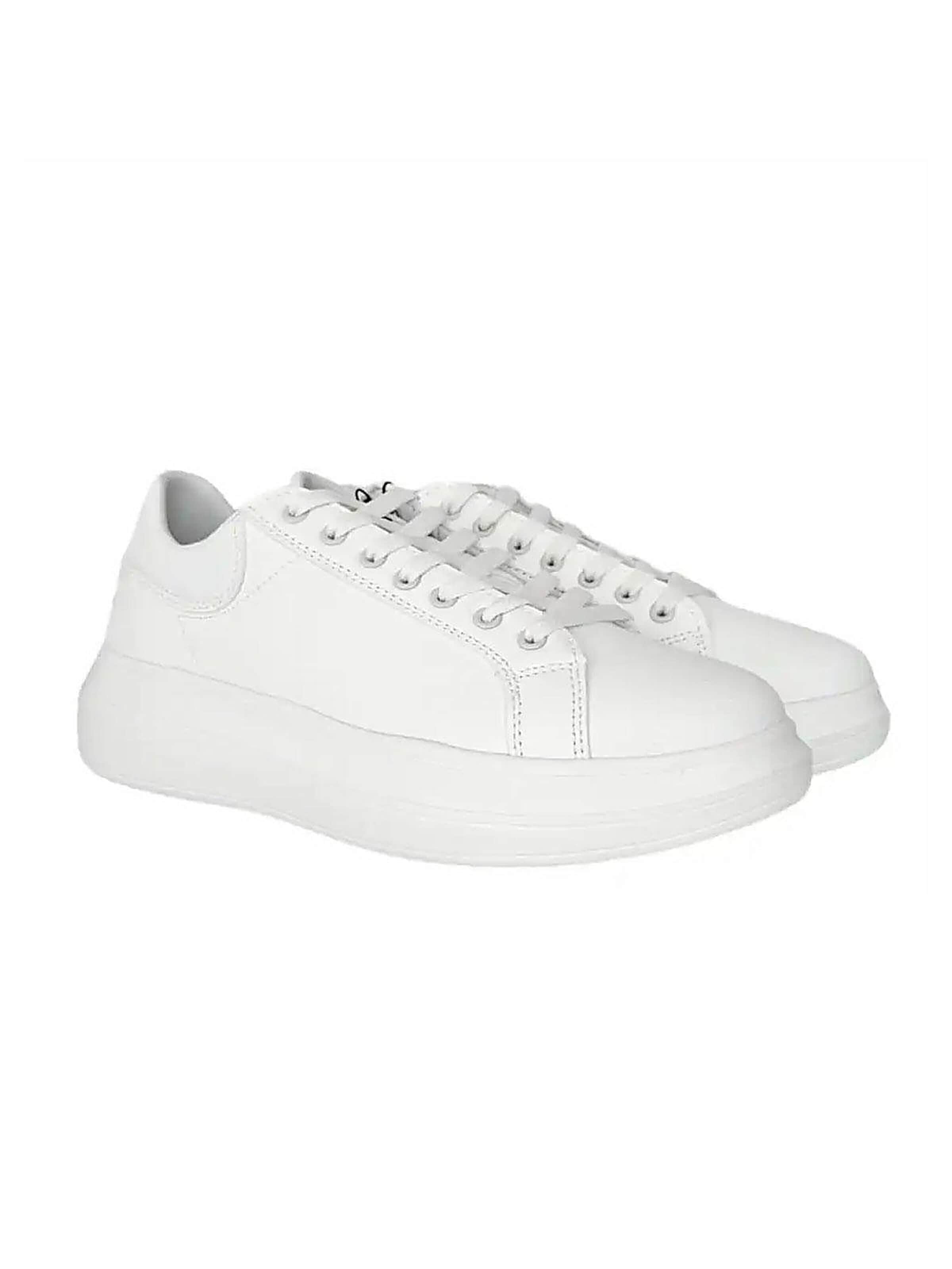 Scarpa stringata di ICON in bianco: frontale