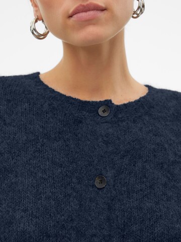 VERO MODA Knit cardigan 'VMNOVAH' in Blue