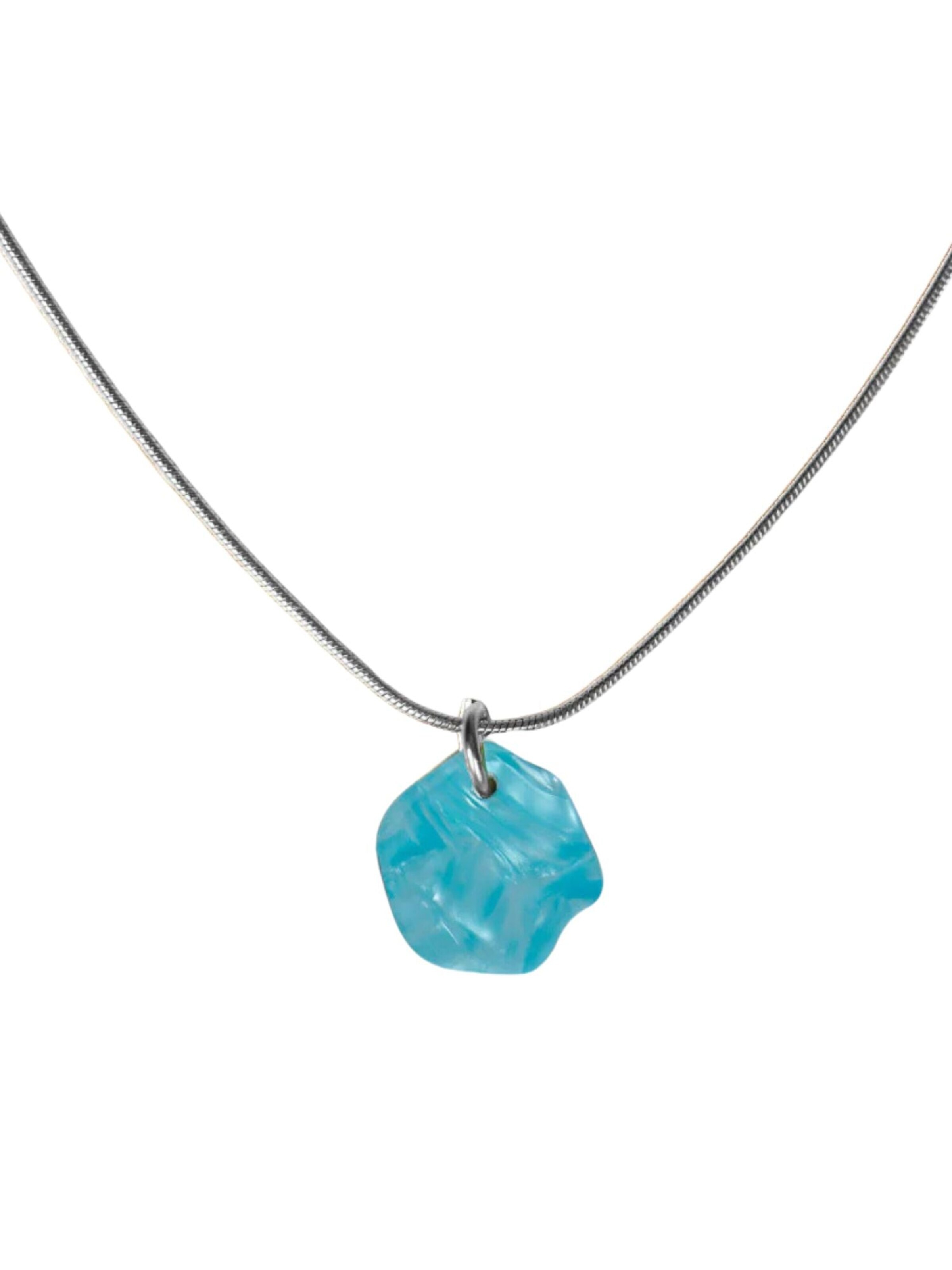 Collana 'Acetat Alice Silber' di Fräulein Wunder in blu