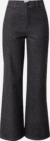 NÜMPH Wide Leg Farkut värissä musta: etupuoli