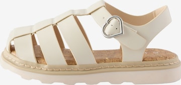 balta Next Sandalai: priekis