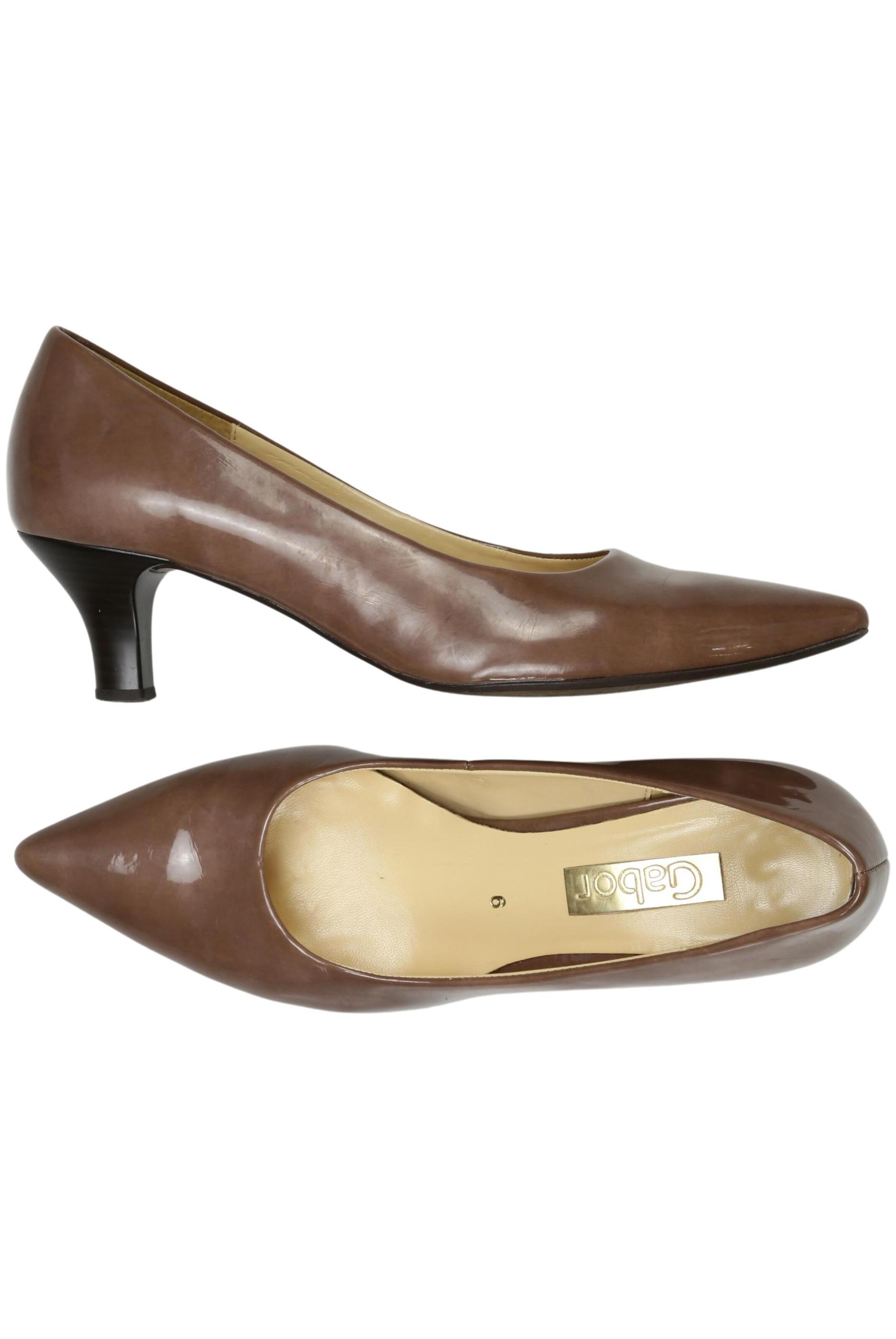 GABOR Pumps 39 in Braun: Vorderseite