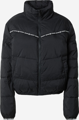 Tommy Jeans Between-Season Jacket in Black: front