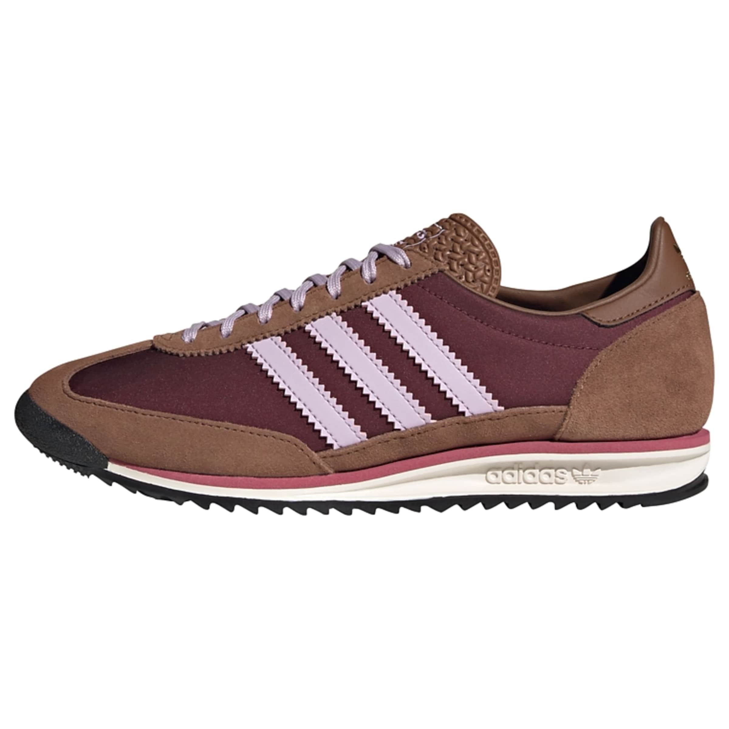 ADIDAS ORIGINALS Zapatillas deportivas bajas 'SL 72' en 35,5 en marrón / pueblo / rosa, Vista del producto
