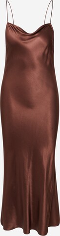 A LOT LESS Dress 'Ela' in Brown: front