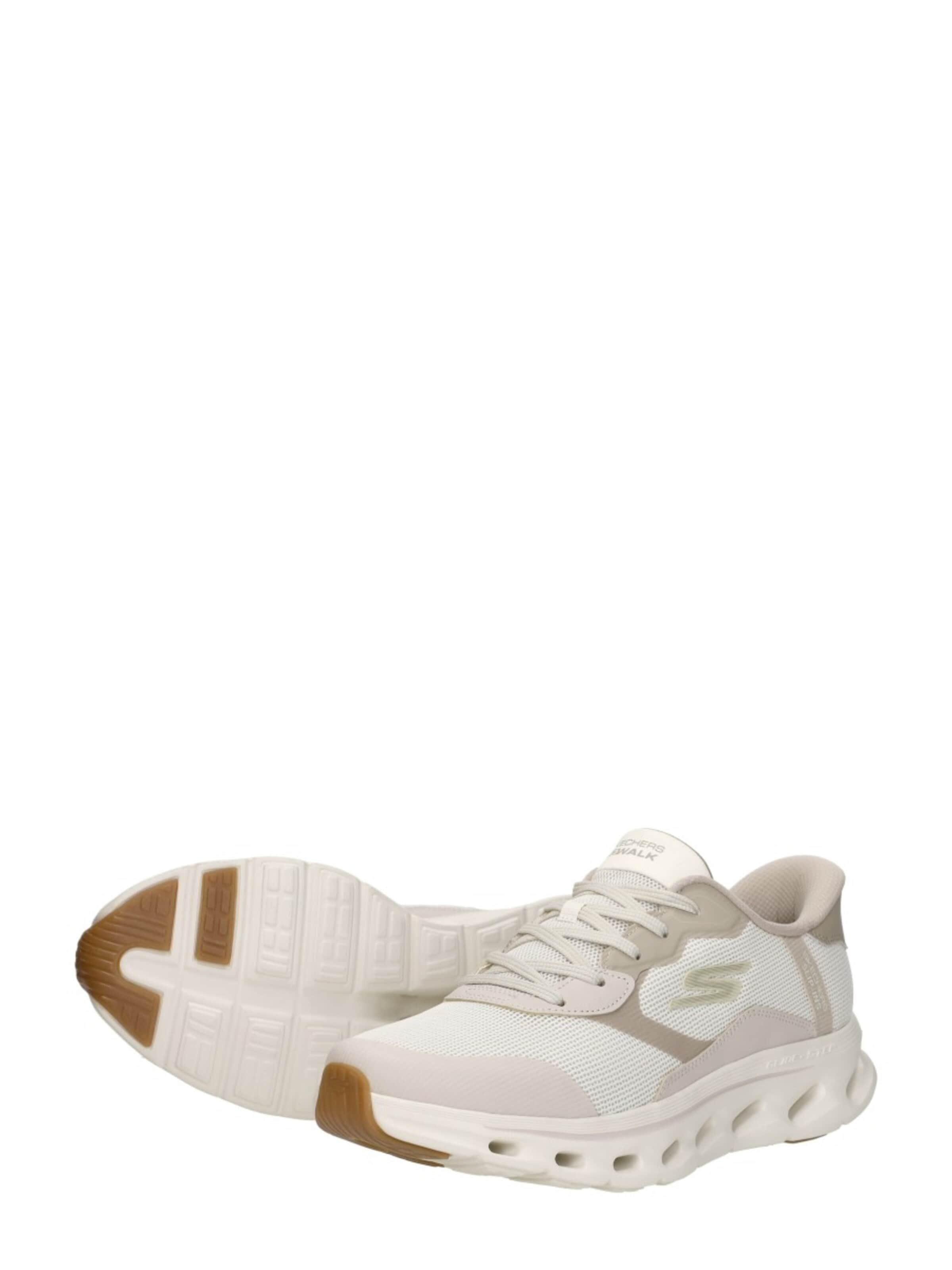 Baskets basses 'Slip-Ins: Go Walk Glide' SKECHERS en blanc