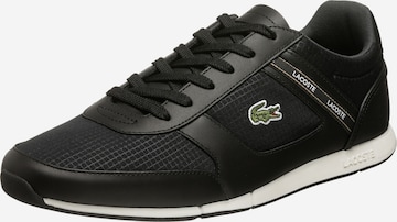 LACOSTE Sneakers laag 'Menerva' in Zwart: voorkant