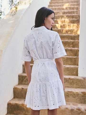 Abito camicia di Next in bianco