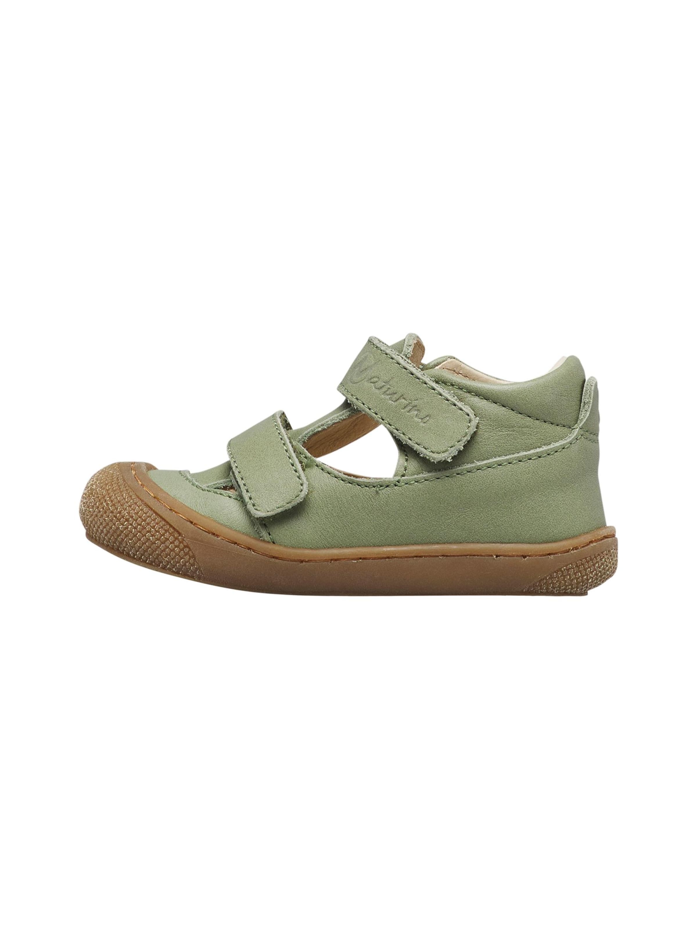 NATURINO Offene Schuhe 'PUFFY'‌‌‌‌ in Grün