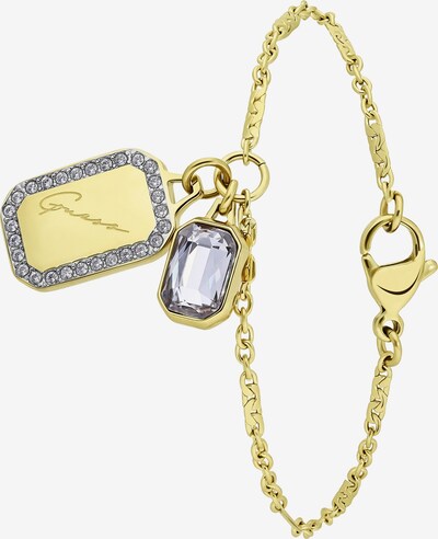 GUESS Armband 'Crystal Tag' in de kleur Goud, Productweergave