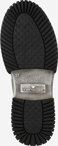 TOM TAILOR Schnürstiefel in Schwarz