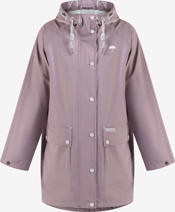 Schmuddelwedda Raincoat in Purple: front