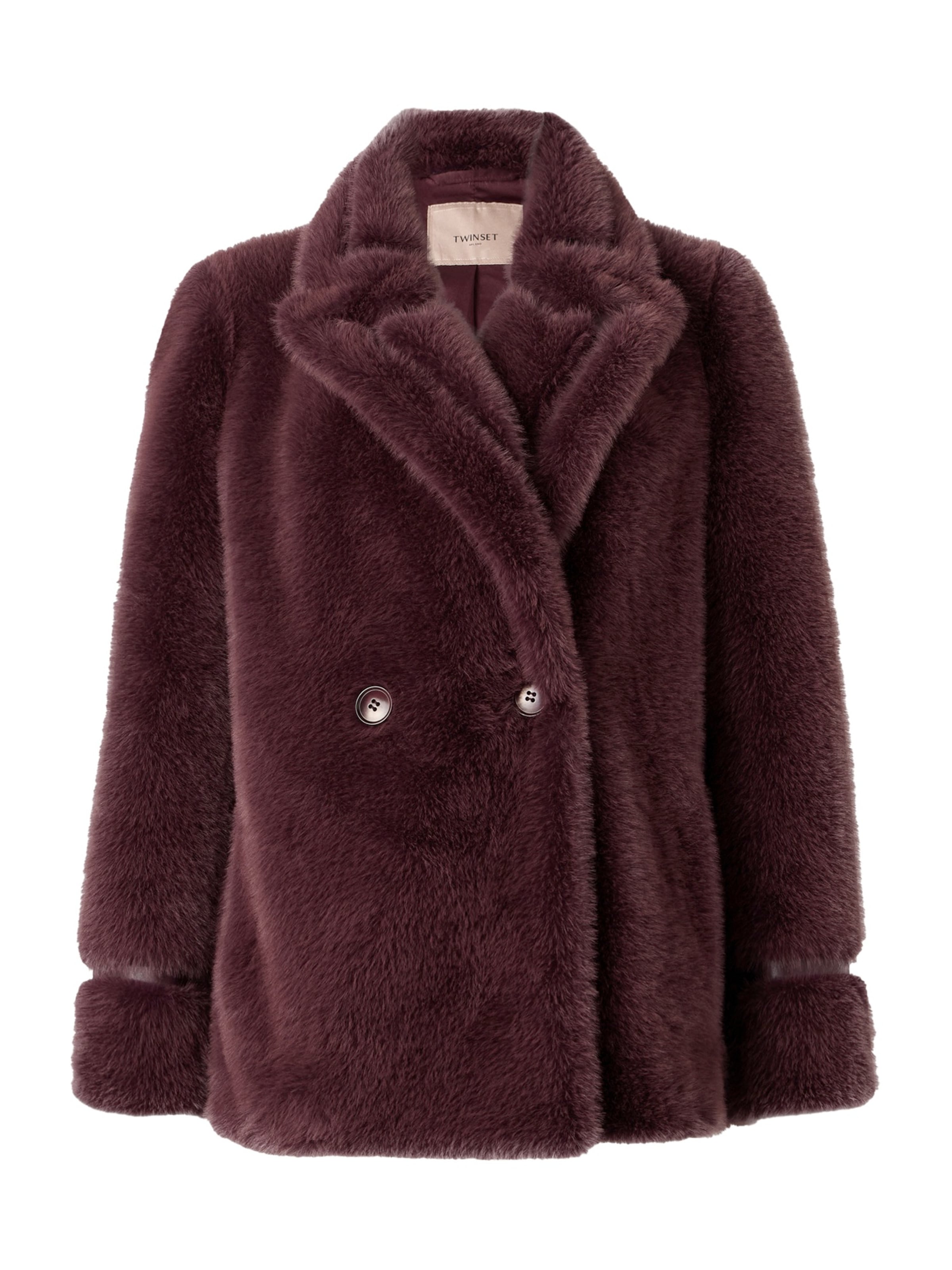 Veste mi-saison Twinset en violet : devant