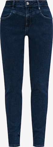COMMA Slimfit Jeans i blå: forside