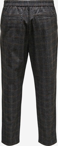 regular Pantaloni con pieghe 'DEW' di Only & Sons in grigio